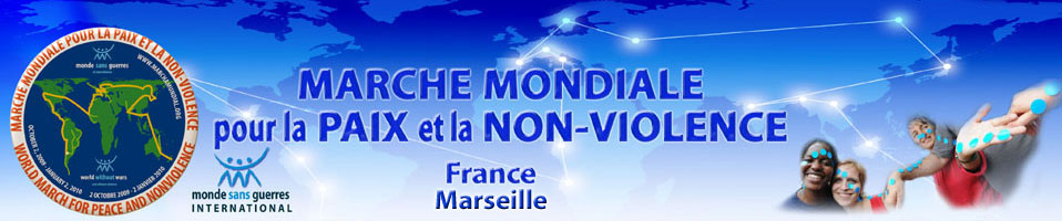 la marche mondiale pour la paix et la non violence